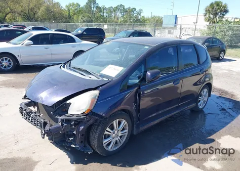 2009 Honda Fit Sport from USA, damaged, VIN JHMGE88409S030427